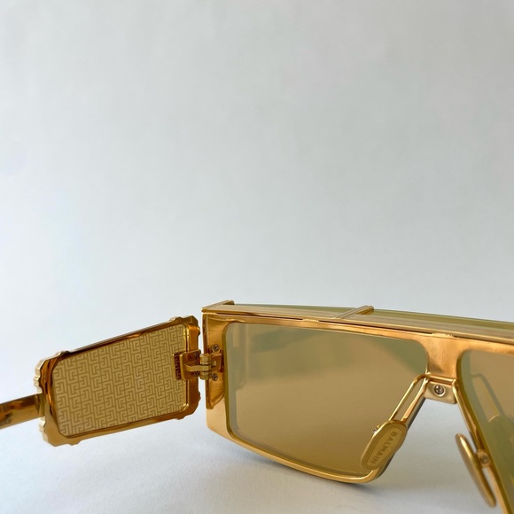 NWT BALMAIN Wonder Boy III Sunglasses, Gold/Gray, 100% AUTHENTIC!! main image 11